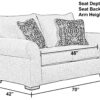 Maddox - Loveseat - Stone