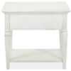 Newport - Rectangular End Table - Alabaster