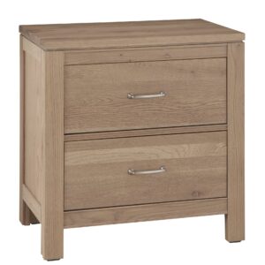 Tide & Timber - Nightstand - 2 Drawers - Clear Oak