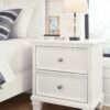Fortman - White - Two Drawer Night Stand