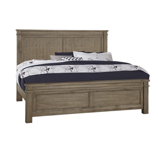 Cool Rustic - Queen Side Rails - Stone Gray