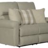 Westport - Power Lay Flat Reclining Loveseat - Cement