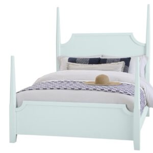 Tide & Timber - Queen - Pencil Post Footboard - Blue Maple