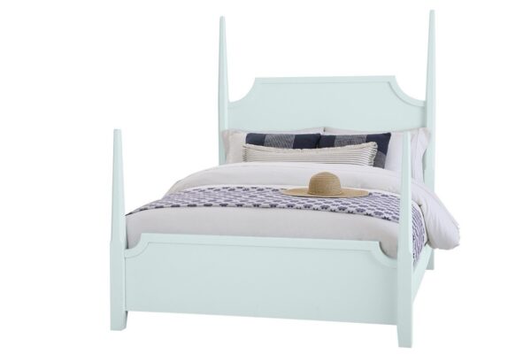 Tide & Timber - Queen - Pencil Post Footboard - Blue Maple