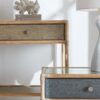 Retreat - Pole Rattan Bedside Table - Green