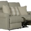 Westport - Power Lay Flat Reclining Loveseat - Cement