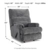 Man Fort - Graphite - Rocker Recliner