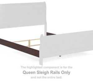 Alisdair - Reddish Brown - Queen Sleigh Rails