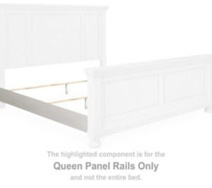 Robbinsdale - Antique White - Queen Panel Rails