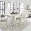 Robbinsdale - Antique White - Upholstered Barstool (Set of 2)