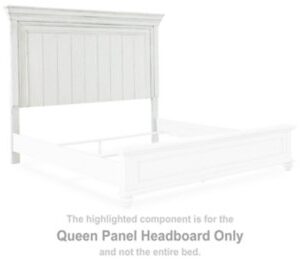 Kanwyn - Whitewash - Queen Panel Headboard