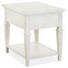 Newport - Rectangular End Table - Alabaster