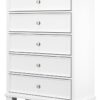Fortman - White - Five Drawer Chest