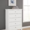 Fortman - White - Five Drawer Chest