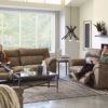 Hollins - Power Reclining Loveseat - Coffee