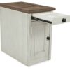 Bolanburg - White / Brown / Beige - Chair Side End Table - Door