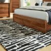 Bramshaw - Black / Ivory - Large Rug