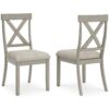 Parellen - Gray - Dining UPH Side Chair (Set of 2)