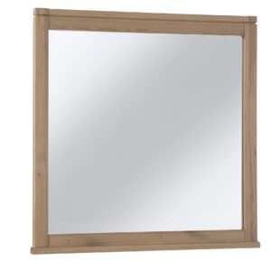 Tide & Timber - Landscape Mirror With Beveled Glass - Clear Oak