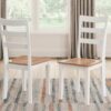 Gesthaven - Natural / White - Dining Room Side Chair (Set of 2)