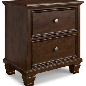 Danabrin - Brown - Two Drawer Nightstand