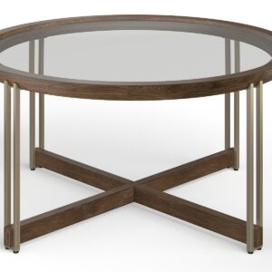 Elora - Round Cocktail Table - Walnut