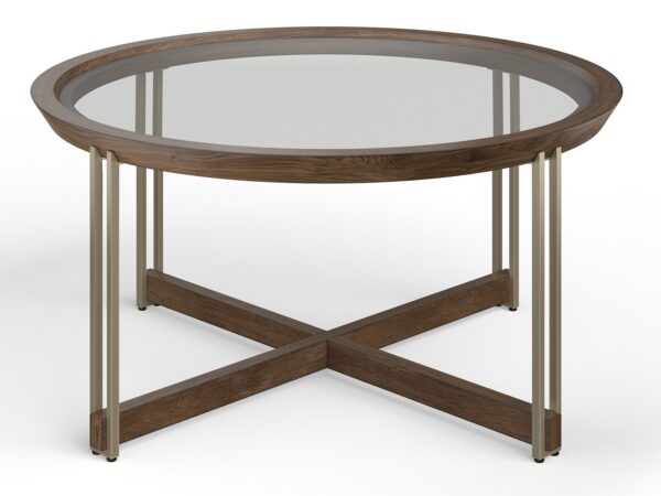 Elora - Round Cocktail Table - Walnut