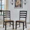 Wildenauer - Brown / Black - Dining Room Side Chair (Set of 2)