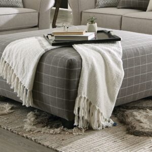 Lewiston - Cocktail Ottoman - Charcoal