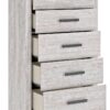Cayboni - Whitewash - Five Drawer Chest