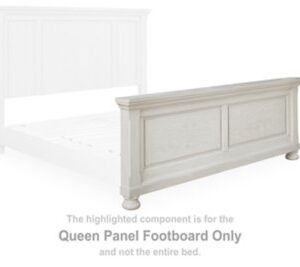 Robbinsdale - Antique White - Queen Panel Footboard