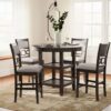 Langwest - Brown - Dining Room Counter Table Set (Set of 5)