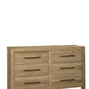 Joinery - 6 Drawer Dresser - Natural Oak