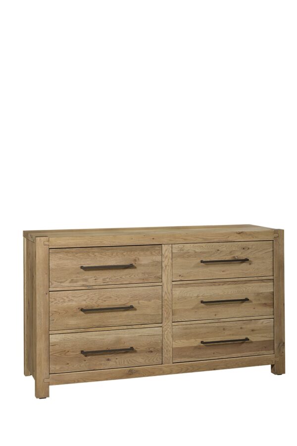 Joinery - 6 Drawer Dresser - Natural Oak