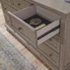 Lettner - Light Gray - Dresser - 7-drawers