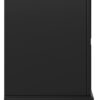 Lanolee - Black - Two Drawer Nightstand