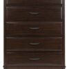 Vanmore - Dark Brown - Five Drawer Chest
