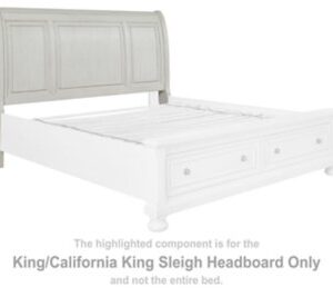 Robbinsdale - Antique White - King/Cal King Sleigh Headboard