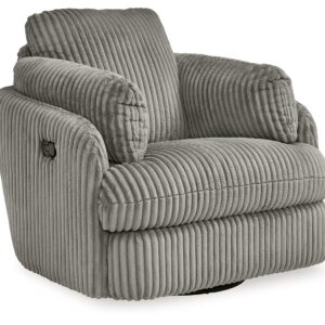 Tie-Breaker - Fog - Swivel Glider Recliner