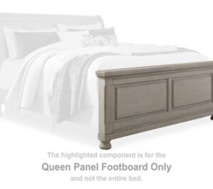 Lettner - Light Gray - Queen Panel Footboard