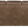 Grant - Faux Leather Sleeper - Silt
