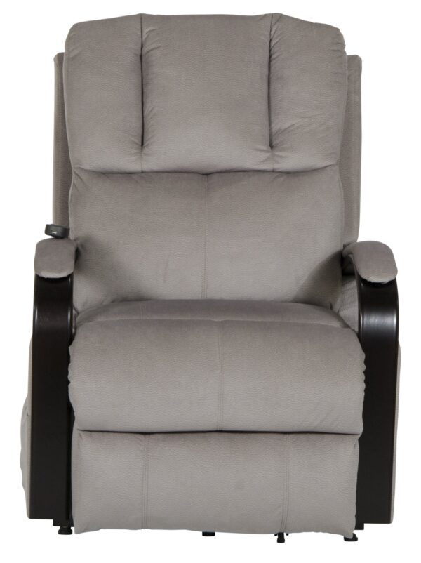 Chandler - Power Lift Recliner With Heat & Massage - Aluminum