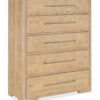 Retreat - Five-Drawer Chest - Beige