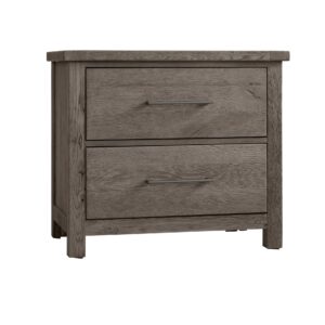 Dovetail - 2-Drawer Nightstand - Mystic Gray