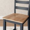 Gesthaven - Natural / Blue - Barstool (Set of 2)