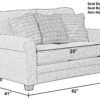 Lewiston - Loveseat - Cement