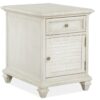 Newport - Chairside End Table - Alabaster