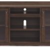 Starmore - XL TV Stand w/Fireplace Option - Brown