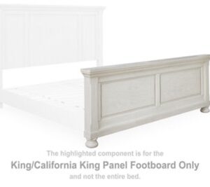 Robbinsdale - King/Cal King Panel Footboard - Antique White