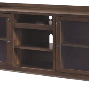 Starmore - XL TV Stand w/Fireplace Option - Brown